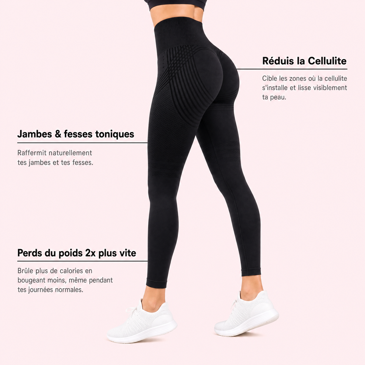 Legging Sculptant 3D - Anti-Cellulite