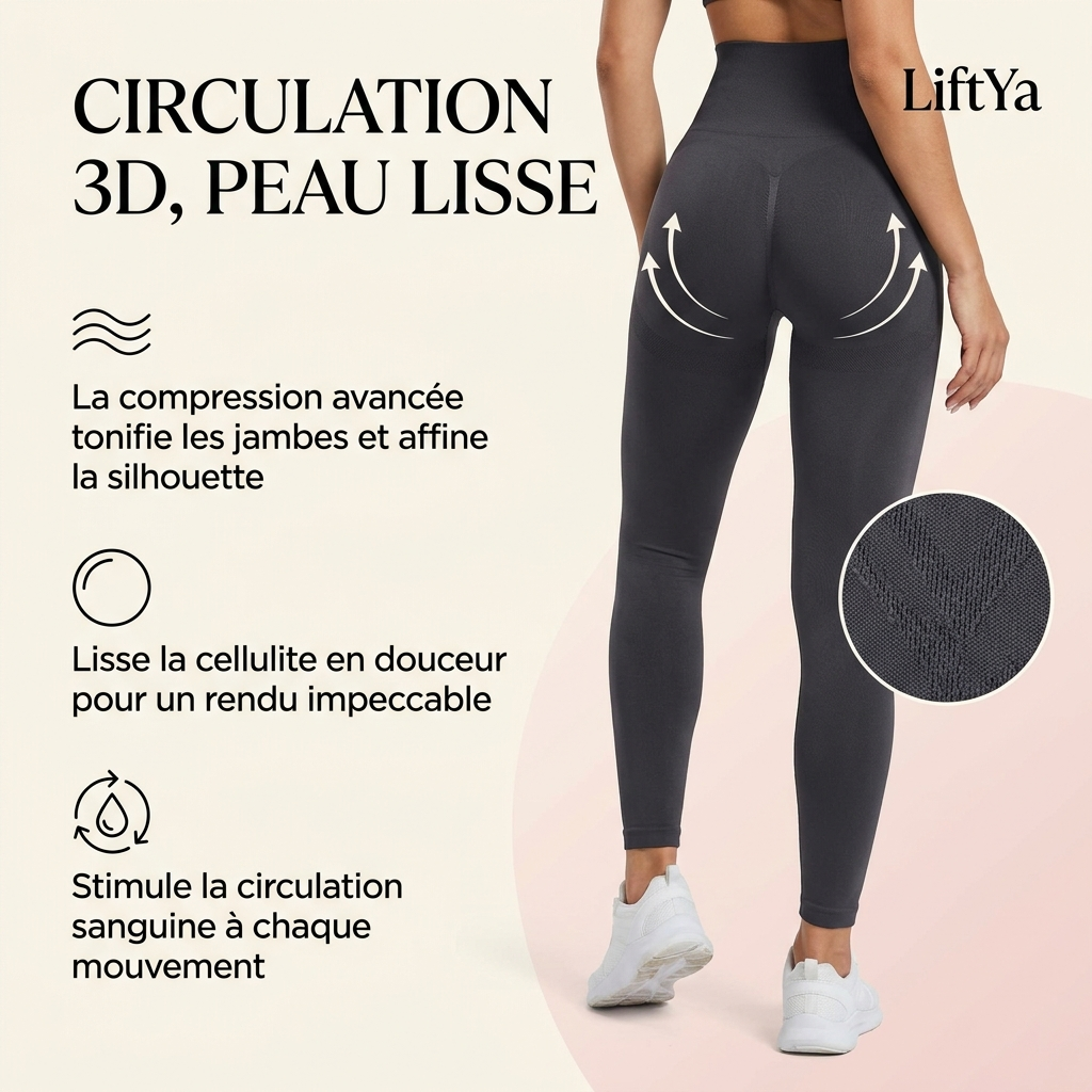 Legging Sculptant 3D - Anti-Cellulite