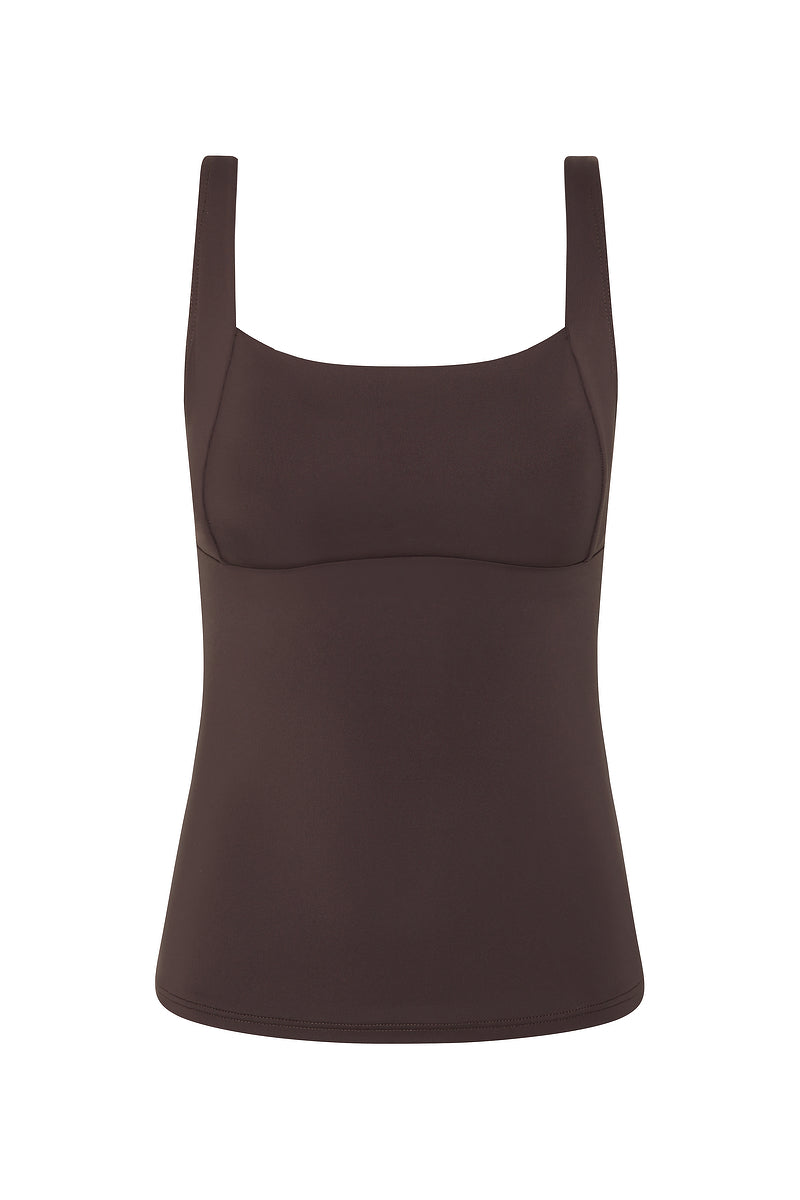 Sixtine — Maillot de bain 2 pièces — Chocolat