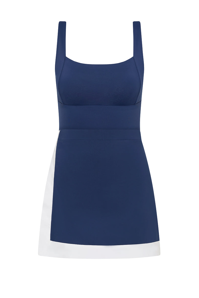 Sixtine — Maillot de bain 2 pièces — Bleu Impérial