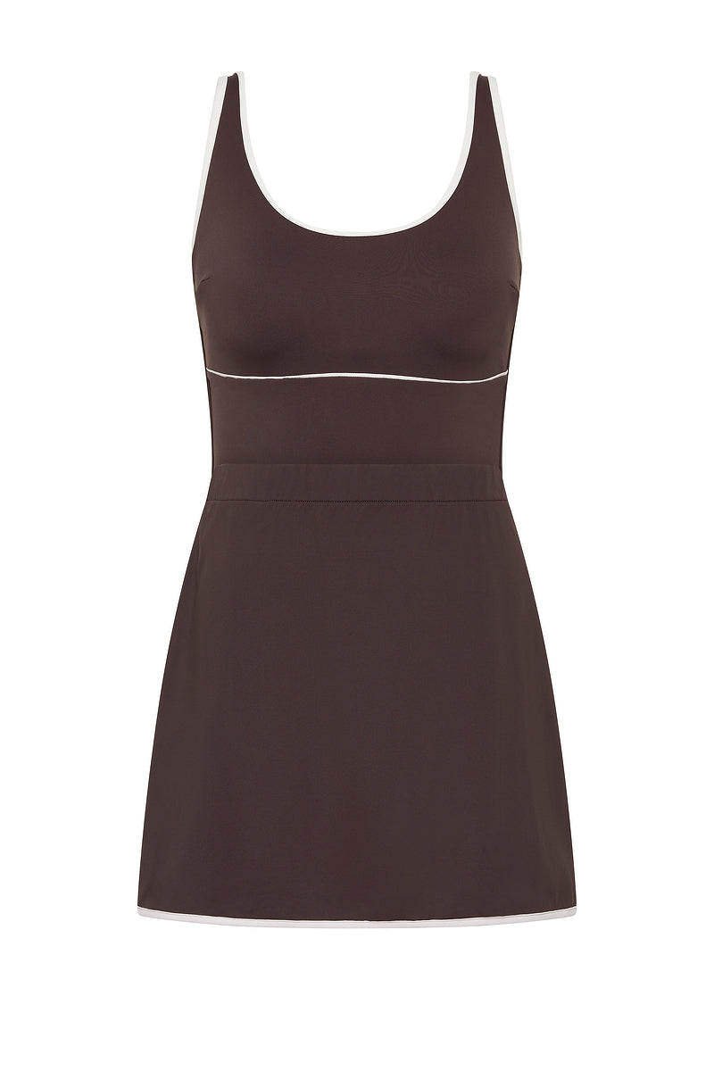 Capucine — Maillot de bain 2 pièces — Chocolat