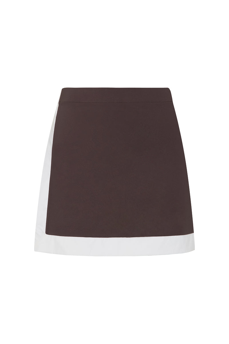 Sixtine — Maillot de bain 2 pièces — Chocolat