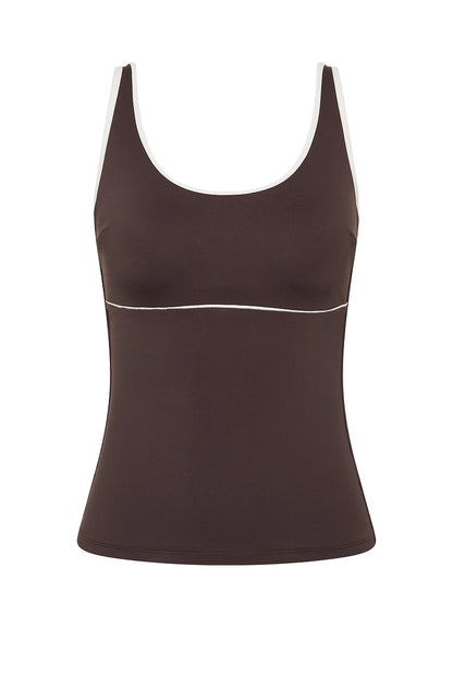 Capucine — Maillot de bain 2 pièces — Chocolat
