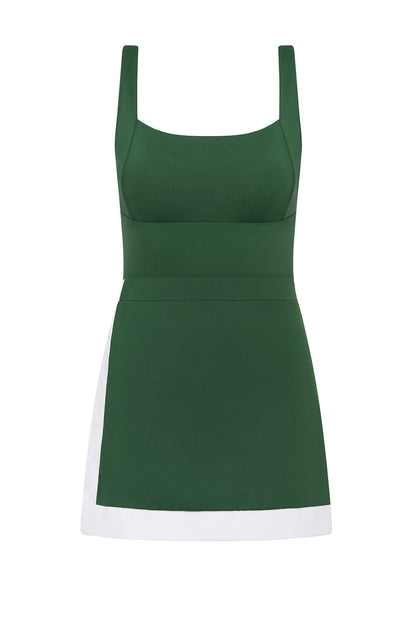 Sixtine — Maillot de bain 2 pièces — Vert Émeraude