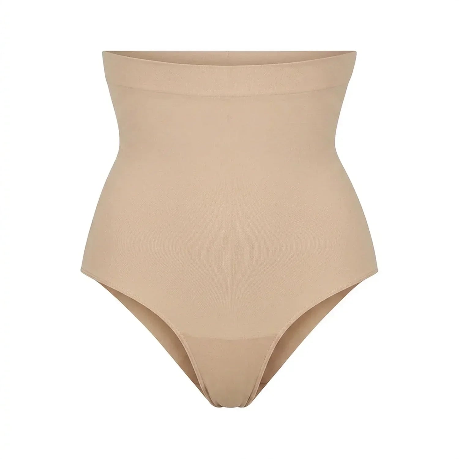 Culotte gainante taille haute beige